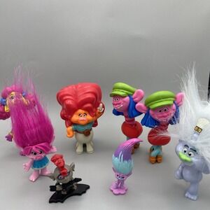 Dreamworks Trolls lot Of 8 World Tour Poppy Diamond